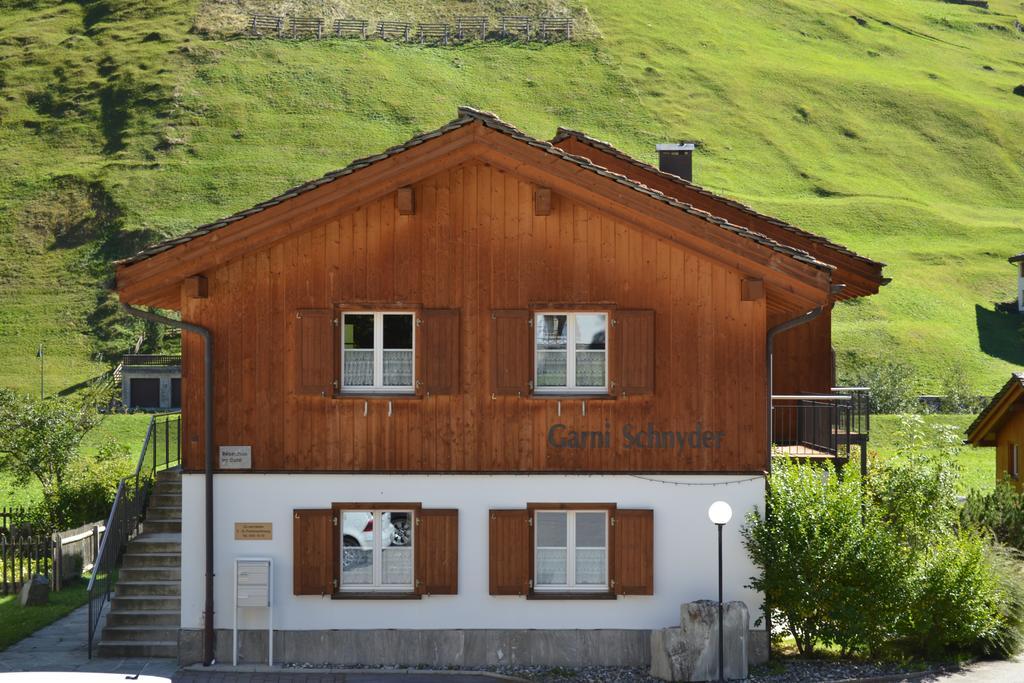 Schnider Bed&Breakfast Und Cafe Vals Exterior foto